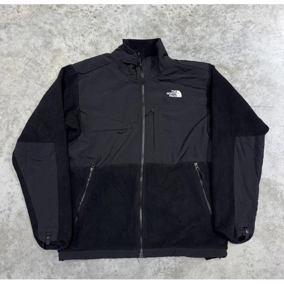 The North Face Jacket Mens Large Black Denali Fleece Full Zip Outdoor Hiking - Picture 4 of 16